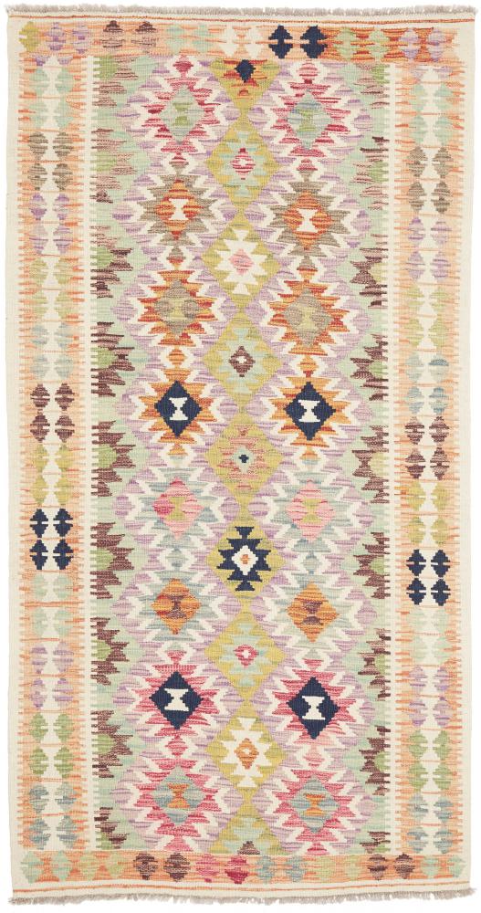 Afghanska mattan Kilim Afghan 197x105 197x105, Persisk matta handvävd 