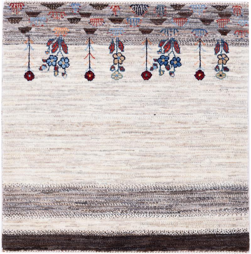 Persian rug Persian Gabbeh Loribaft Natura 99x99 99x99, Persian rug Hand-knotted