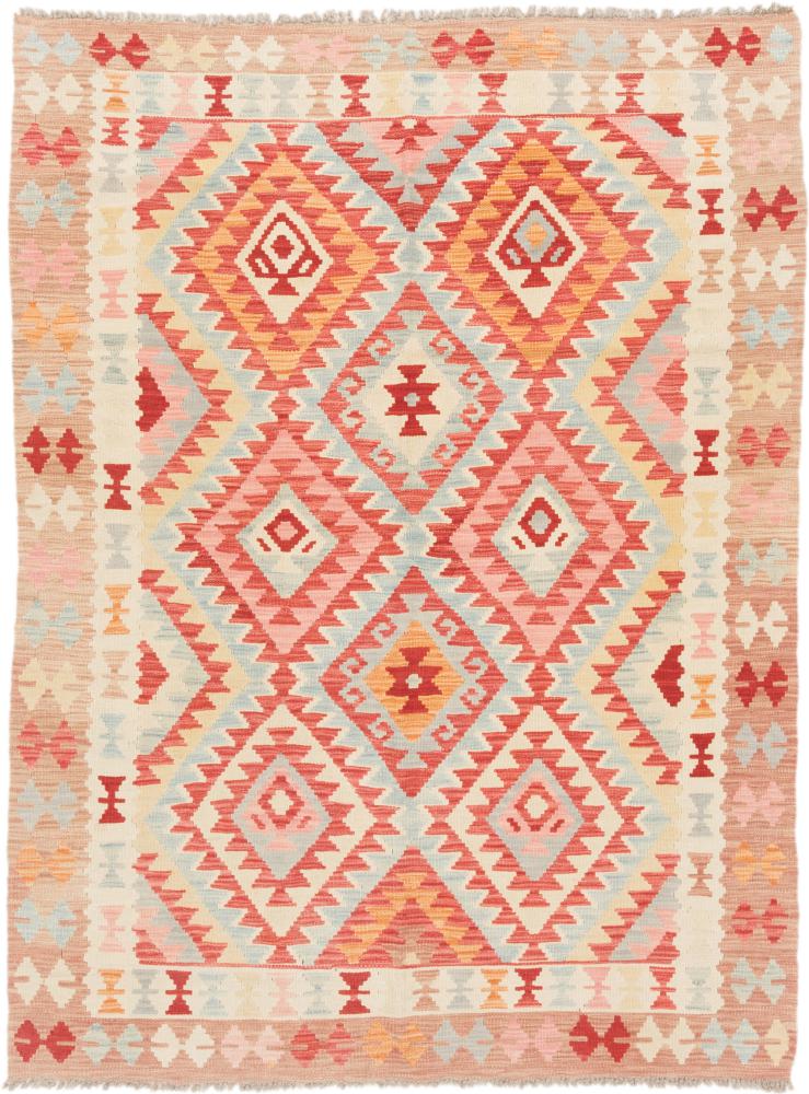 Tapete afegão Kilim Afegão 198x148 198x148, Tapete persa Tecido à mão