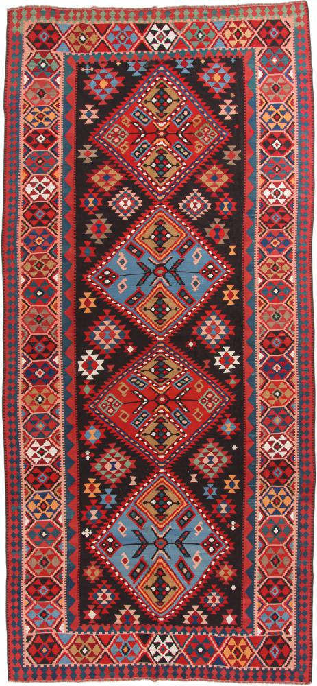 Tapete persa Kilim Fars Antigo 461x212 461x212, Tapete persa Tecido à mão