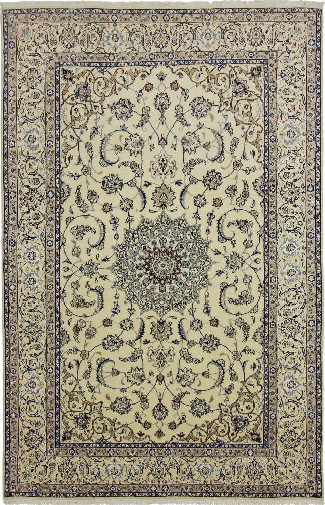Tappeto persiano Nain 9La 10'0"x6'7" 10'0"x6'7", Tappeto persiano Annodato a mano