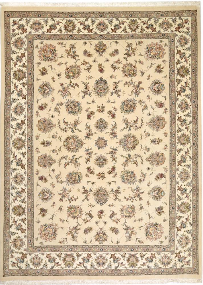 Tapete persa Tabriz 50Raj Fio de Seda 335x251 335x251, Tapete persa Atado à mão