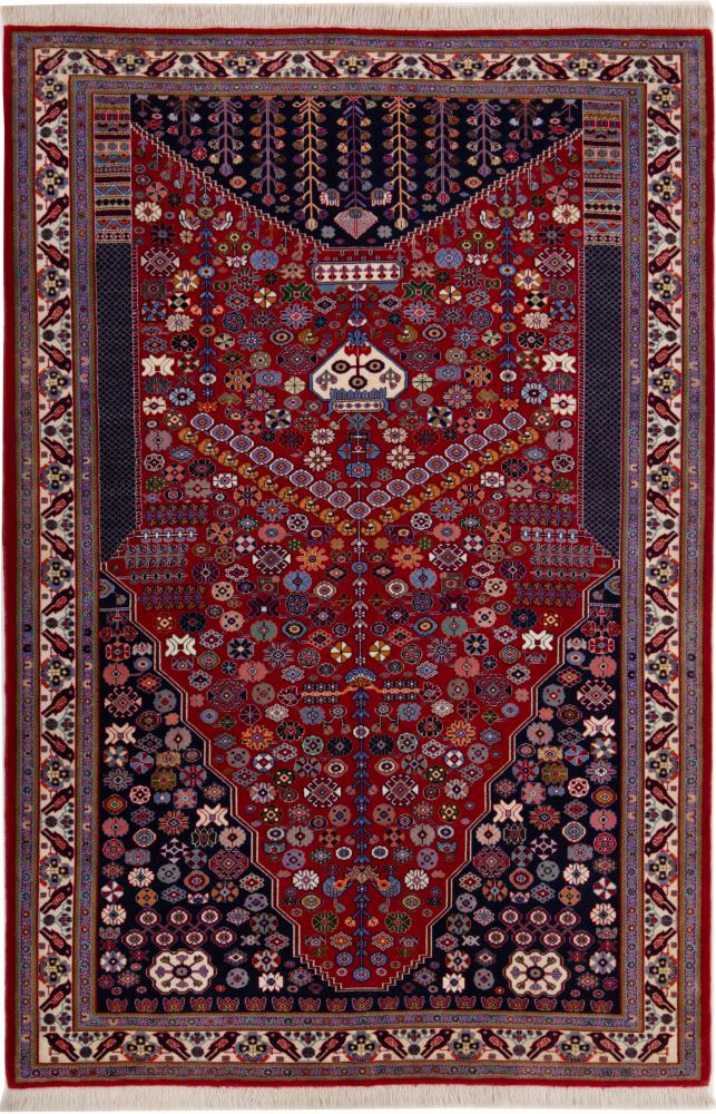 Περσικό χαλί Ghashghai 215x141 215x141, Περσικό χαλί Οι κόμποι έγιναν με το χέρι