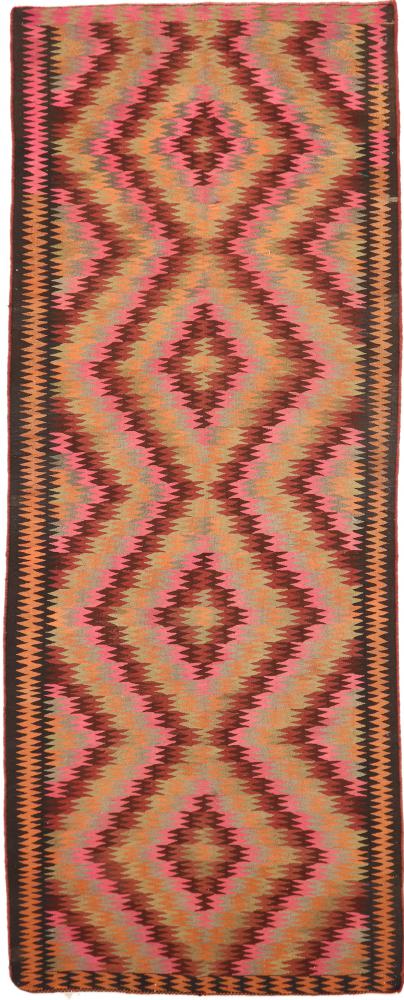 Tapete persa Kilim Fars Azerbaijan Antigo 420x164 420x164, Tapete persa Tecido à mão