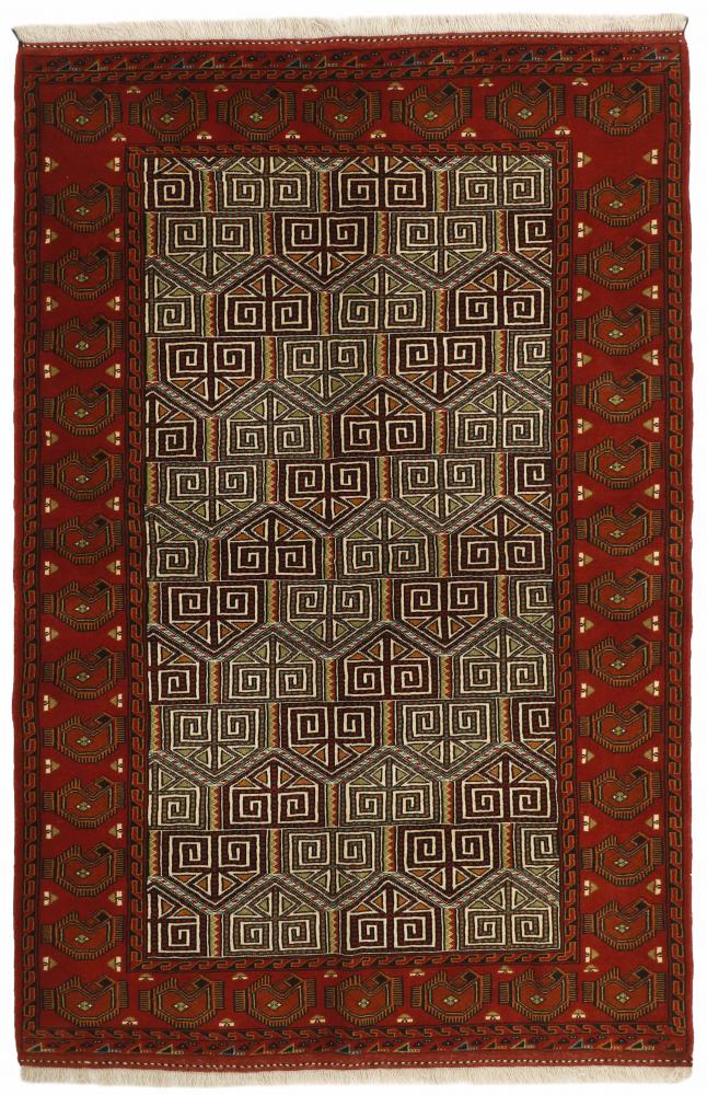 Perzisch tapijt Turkaman 208x140 208x140, Perzisch tapijt Handgeknoopte