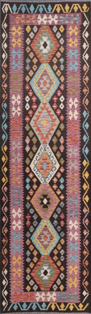 Tapete afegão Kilim Afegão 298x86 298x86, Tapete persa Tecido à mão