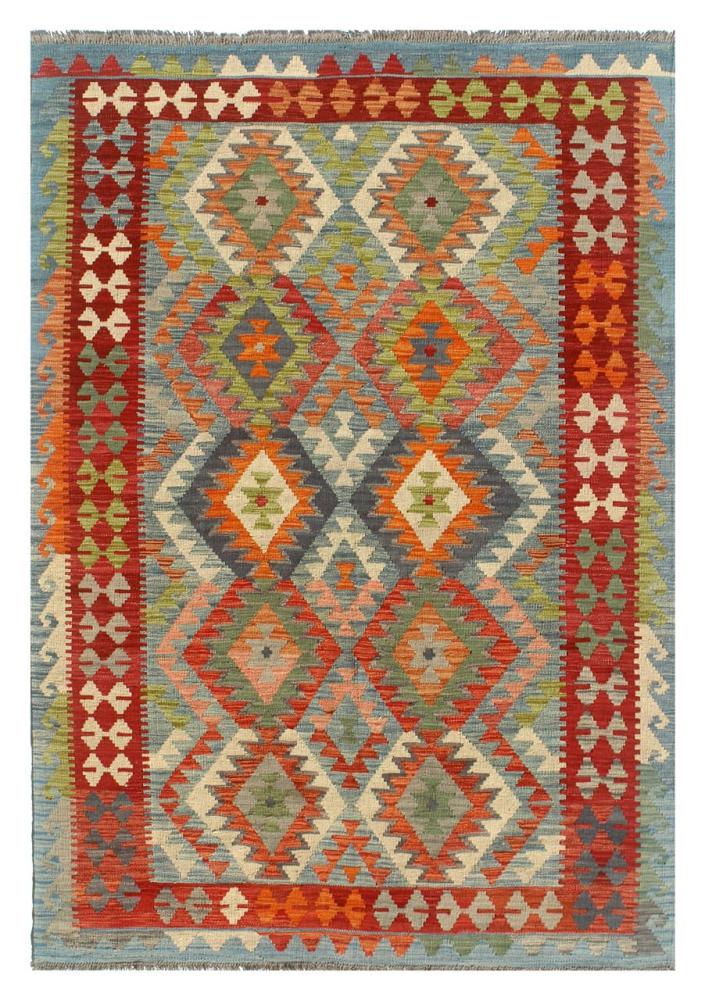 Afghan rug Kilim Afghan 8'1"x5'6" 8'1"x5'6", Persian Rug Woven by hand