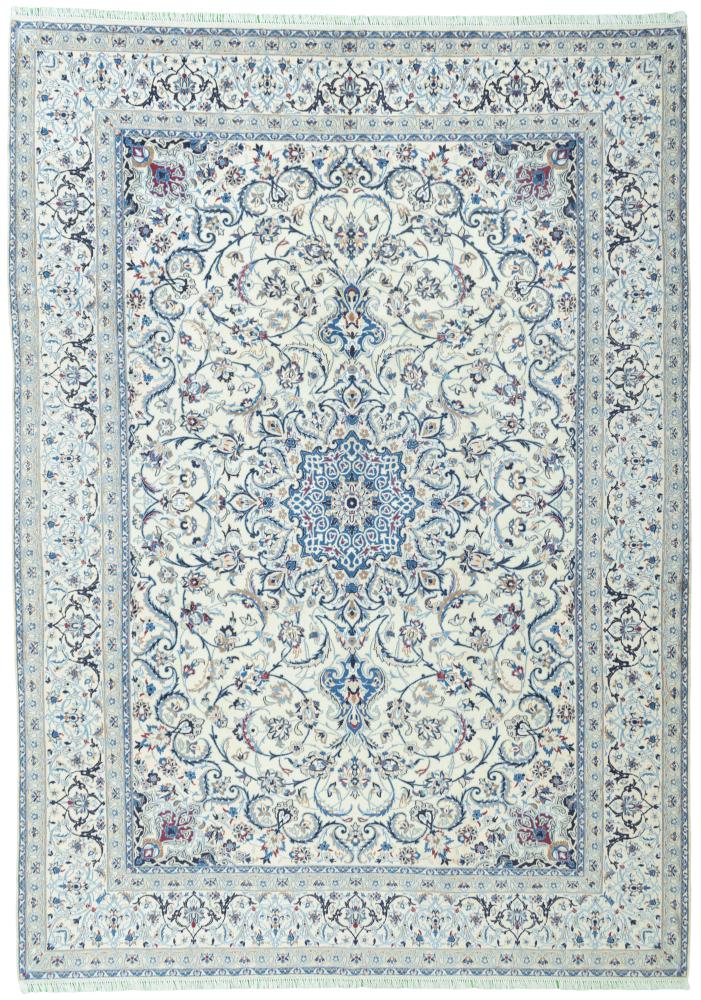 Tapis persan Naïn 9La 357x255 357x255, Tapis persan Noué à la main