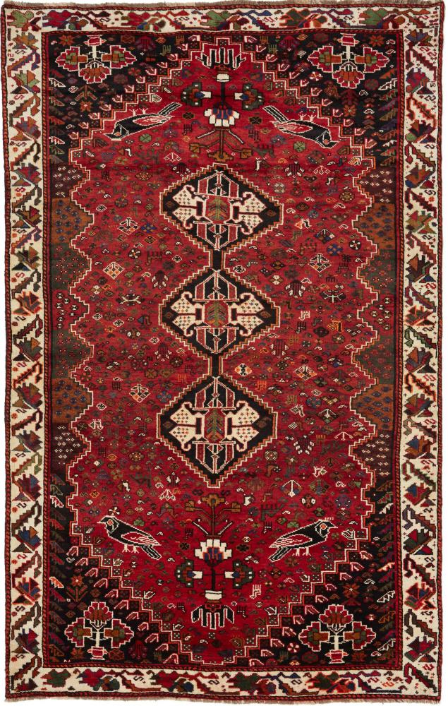 Tapis persan Shiraz 269x168 269x168, Tapis persan Noué à la main