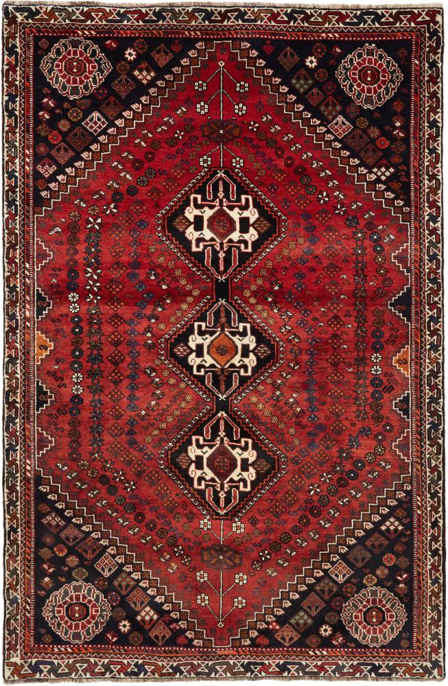 Tapis persan Shiraz 268x171 268x171, Tapis persan Noué à la main