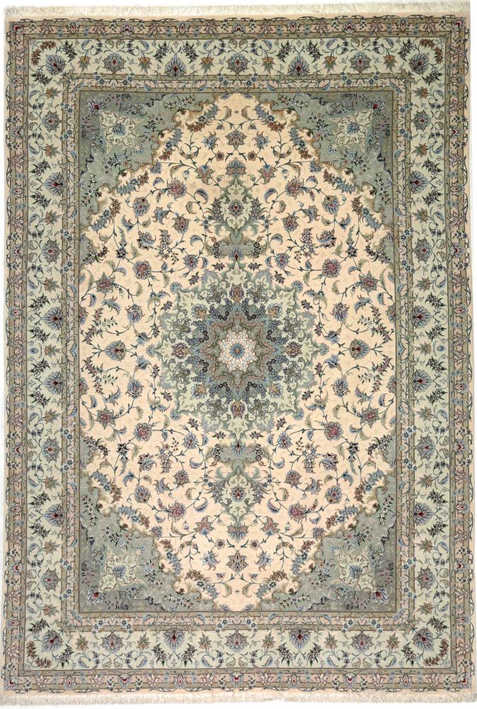 Tapete persa Tabriz 50Raj Fio de Seda 355x245 355x245, Tapete persa Atado à mão