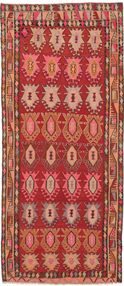 Tapete persa Kilim Fars Azerbaijan Antigo 353x156 353x156, Tapete persa Tecido à mão