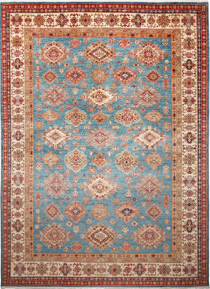 Tapis pakistanais Kazak 354x264 354x264, Tapis persan Noué à la main