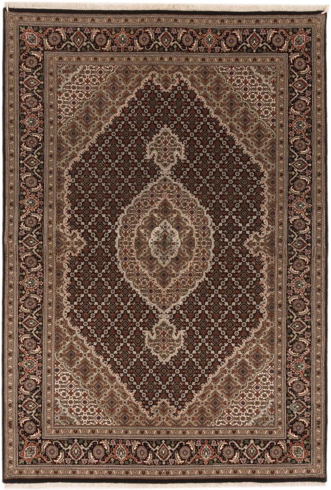 Tappeto indiano Indo Tabriz 203x140 203x140, Tappeto persiano Annodato a mano