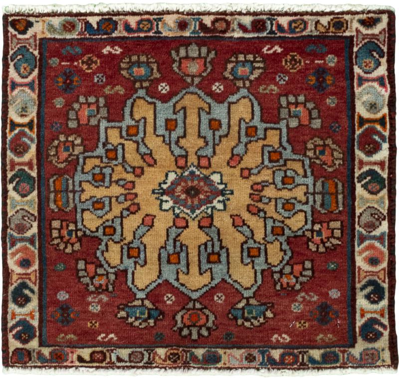 Persian Rug Shiraz 49x54 49x54, Persian Rug Knotted by hand