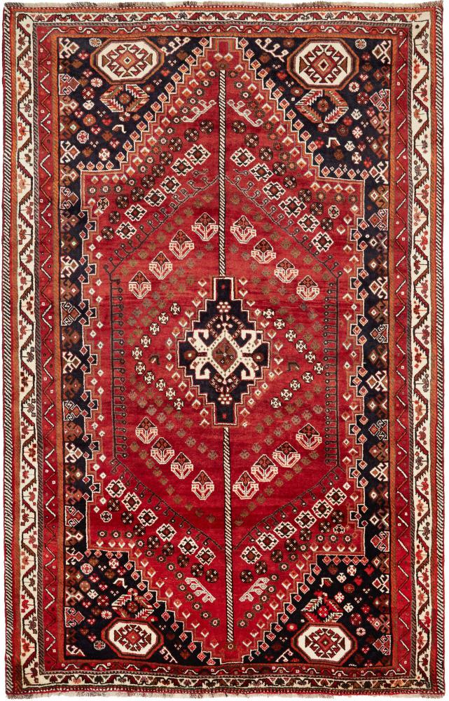 Persian Rug Shiraz 267x173 267x173, Persian Rug Knotted by hand