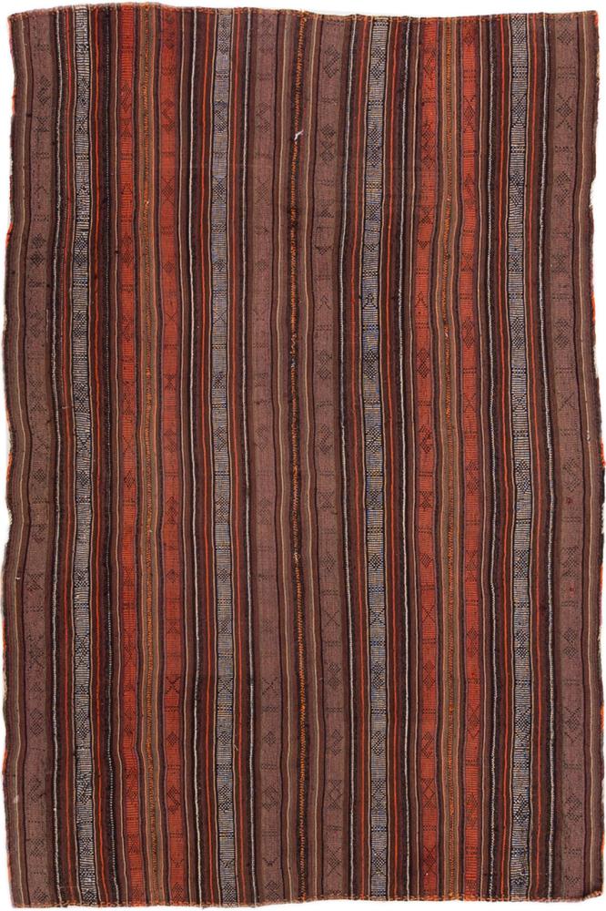 Persian rug Kilim Fars Antique 9'1"x6'2" 9'1"x6'2", Persian rug Handwoven