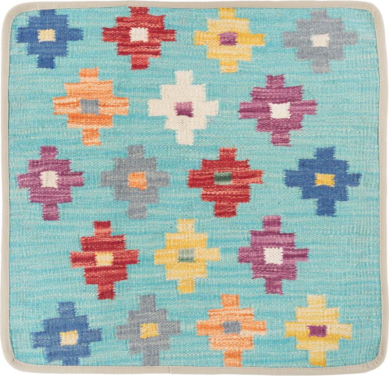 Afghanischer Teppich Kelim Afghan Kissenbezug 50x50 50x50, Perserteppich Handgeknüpft