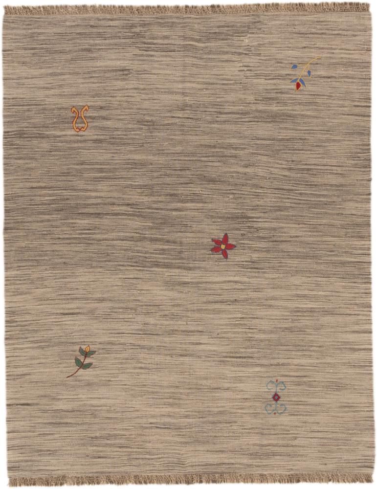 Tapis afghan Kilim Afghan Design 202x158 202x158, Tapis persan Tissé à la main