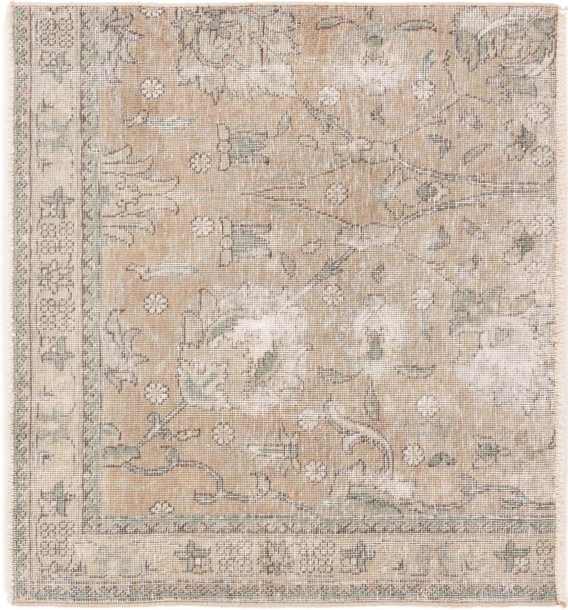 Persian Rug Vintage 83x94 83x94, Persian Rug Knotted by hand