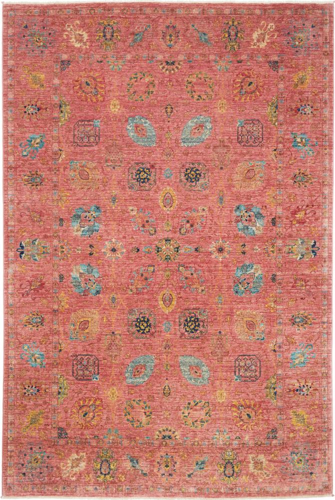Pakistani rug Design Arijana 9'9"x6'7" 9'9"x6'7", Persian Rug Knotted by hand