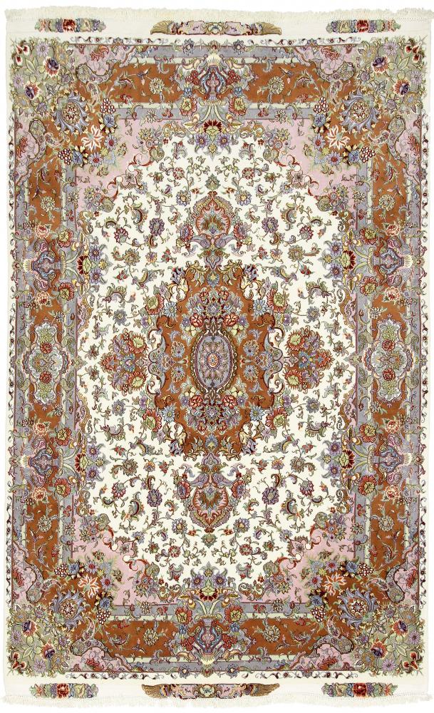 Persian Rug Tabriz 50Raj Silk Warp 333x214 333x214, Persian Rug Knotted by hand