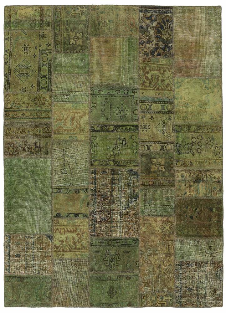 Persisk matta Patchwork 246x176 246x176, Persisk matta Knuten för hand