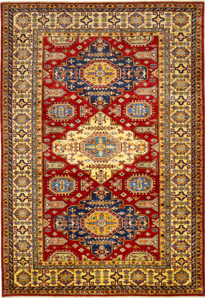 Tapete afegão Super Kazak 257x178 257x178, Tapete persa Atado à mão