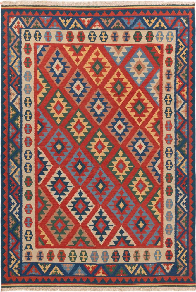 Alfombra persa Kilim Fars 298x206 298x206, Alfombra persa Tejido a mano