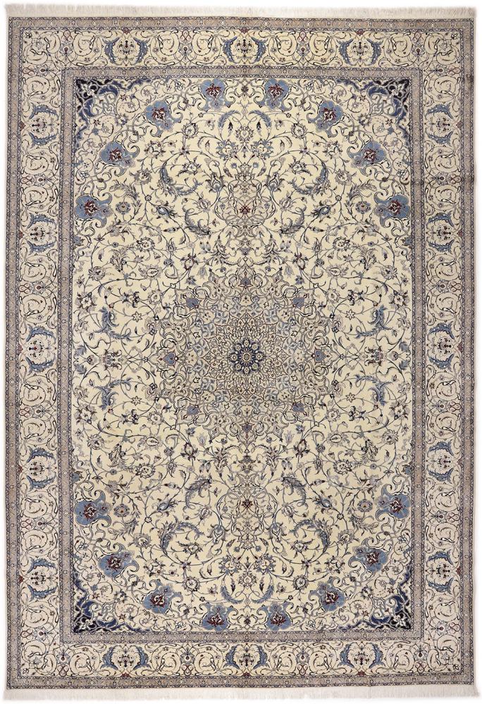 Persisk tæppe Nain 6La 440x301 440x301, Persisk tæppe Knyttet i hånden