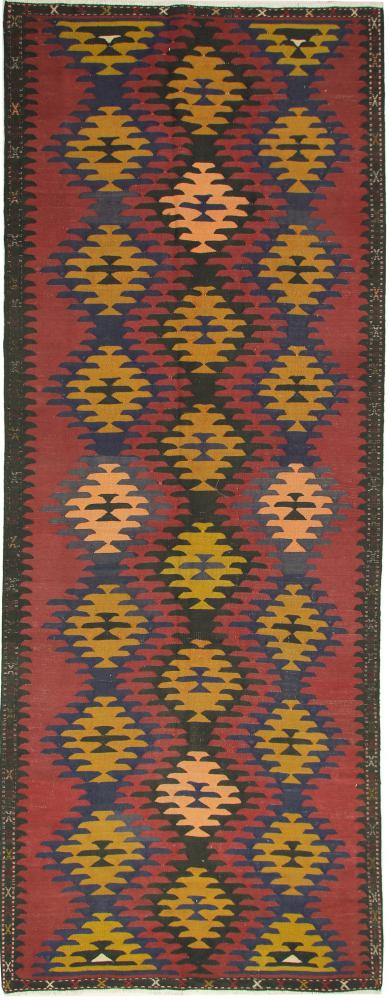 Tapete persa Kilim Fars Azerbaijan Antigo 438x160 438x160, Tapete persa Tecido à mão