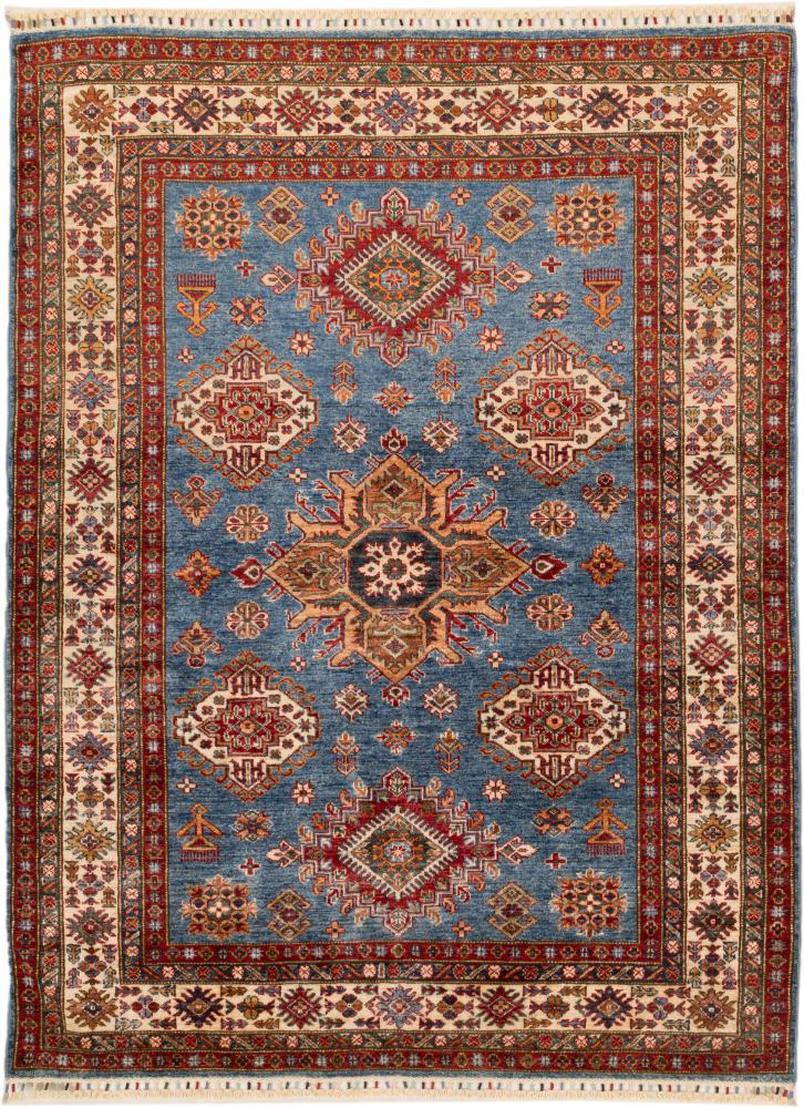 Tapis afghan Super Kazak 208x158 208x158, Tapis persan Noué à la main