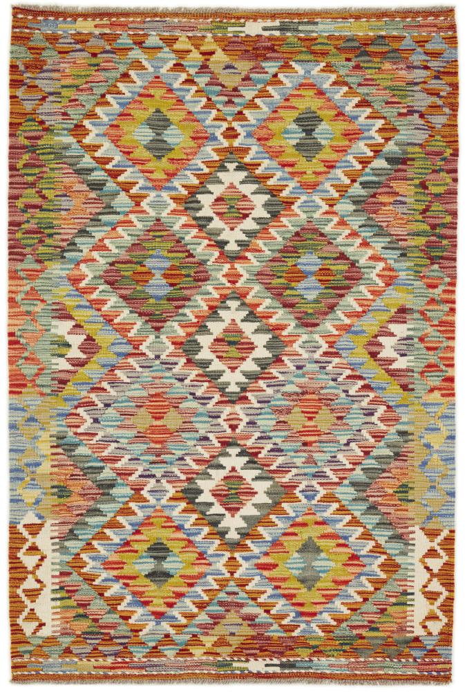 Tapete afegão Kilim Afegão 152x102 152x102, Tapete persa Tecido à mão