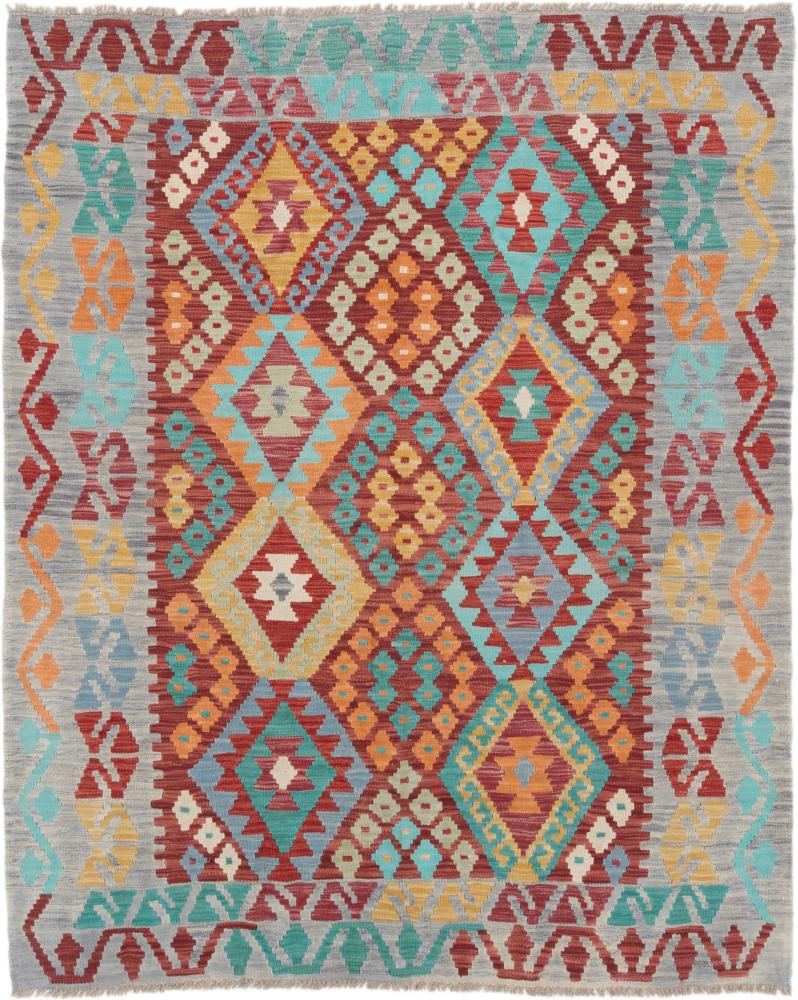 Tapete afegão Kilim Afegão 194x160 194x160, Tapete persa Tecido à mão