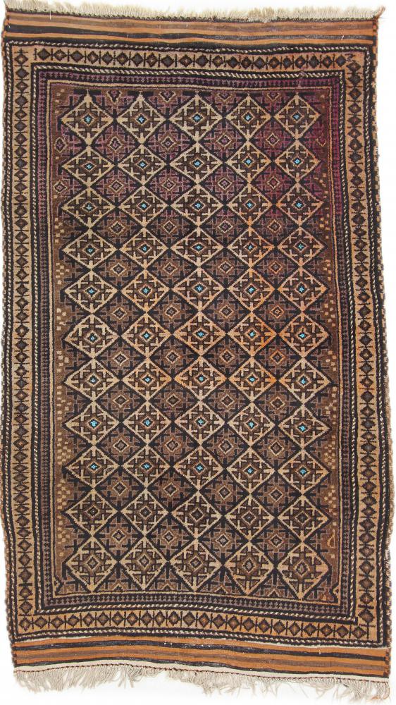 Persian Rug Turkaman Old 219x124 219x124, Persian Rug Knotted by hand