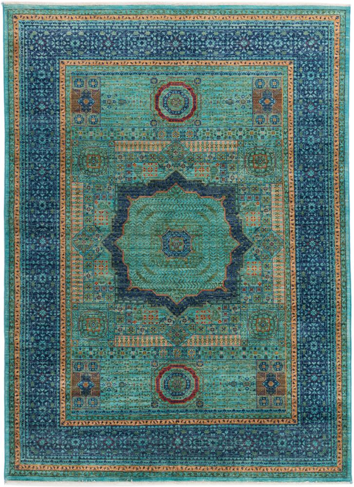 Afghaans tapijt Mamluk 242x176 242x176, Perzisch tapijt Handgeknoopte