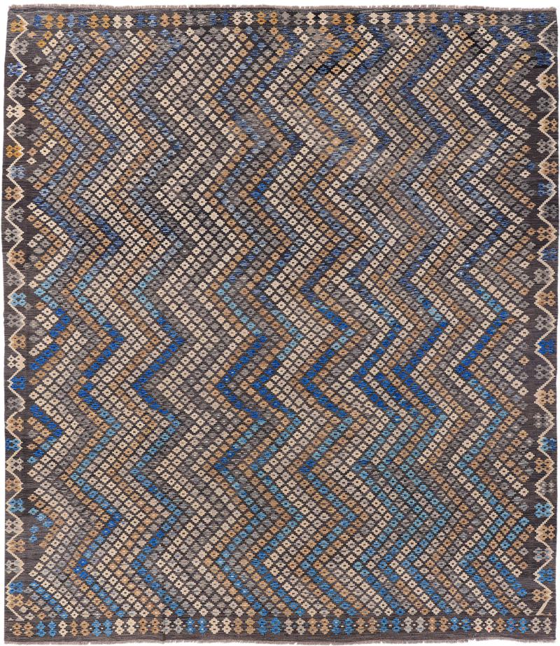 Tapis afghan Kilim Afghan Heritage 438x391 438x391, Tapis persan Tissé à la main