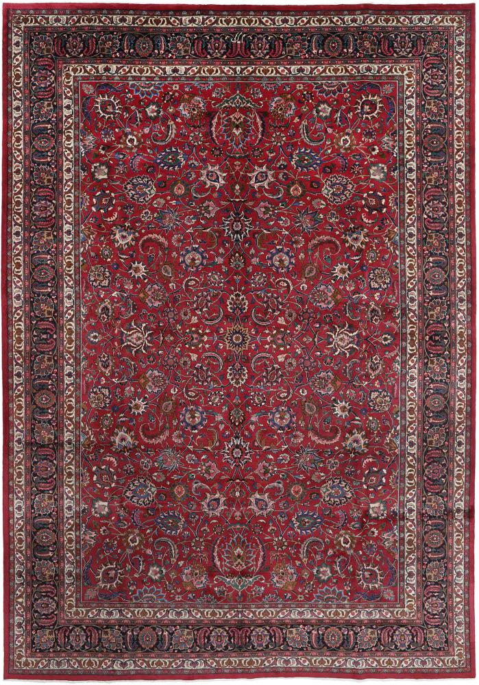 Tapis persan Mashhad 496x344 496x344, Tapis persan Noué à la main
