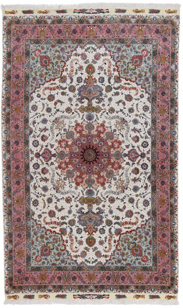 Tapete persa Tabriz 70Raj 281x181 281x181, Tapete persa Atado à mão