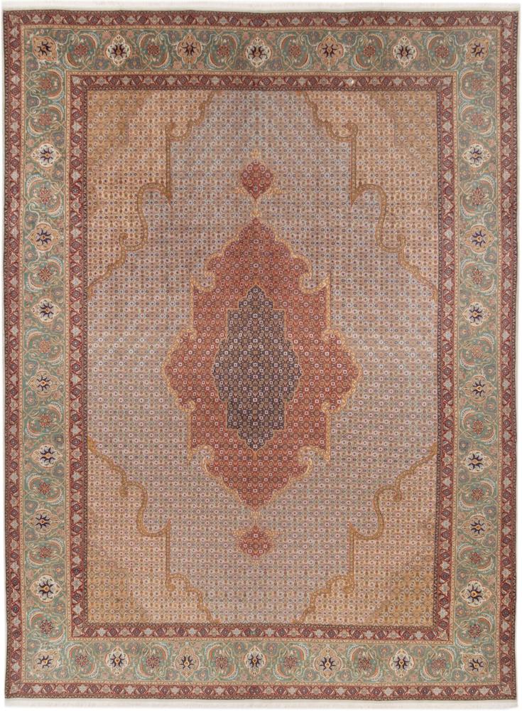 Tapete persa Tabriz 60Raj 398x298 398x298, Tapete persa Atado à mão