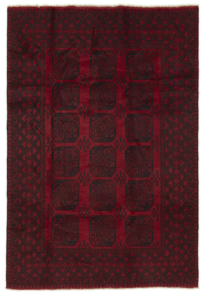 Afghaans tapijt Buchara Akhche 285x193 285x193, Perzisch tapijt Handgeknoopte