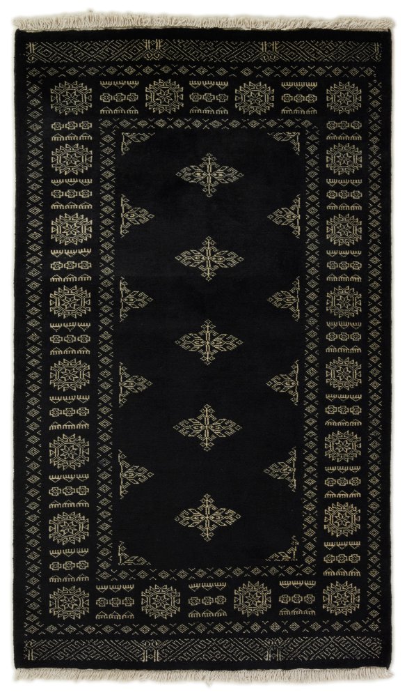 Pakistani rug Pakistan Buchara 2ply 5'3"x3'1" 5'3"x3'1", Persian rug Hand-knotted