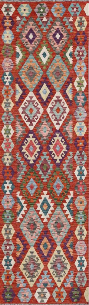 Tapete afegão Kilim Afegão 298x89 298x89, Tapete persa Tecido à mão