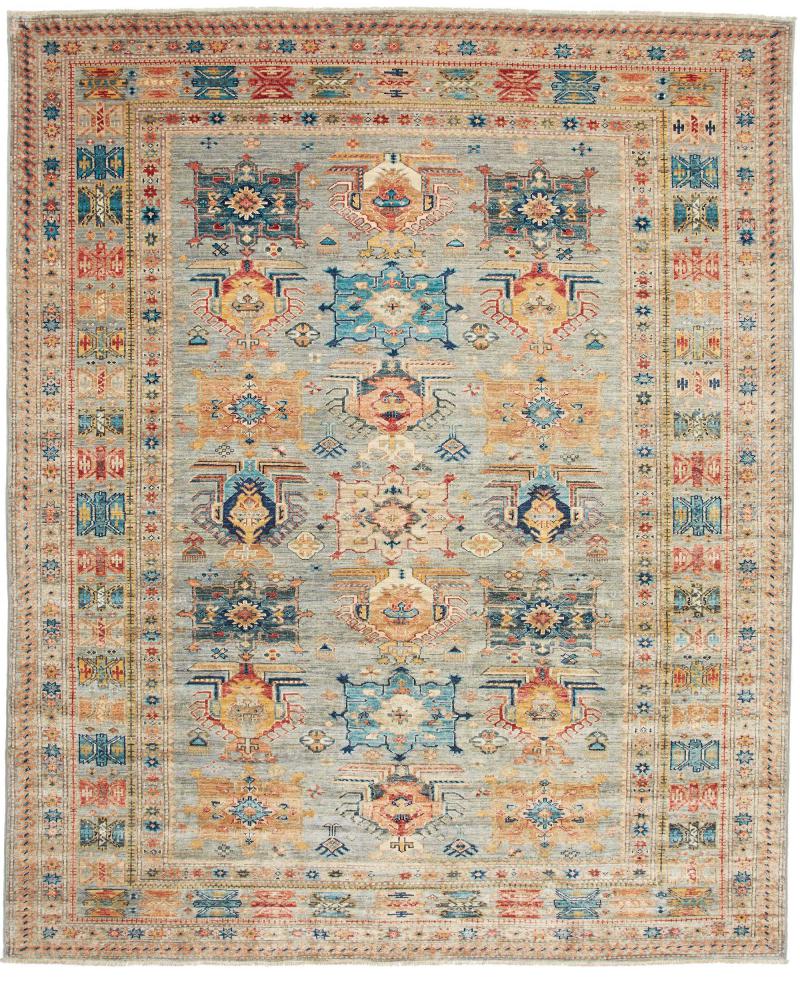 Pakistani rug Kazak Royal 248x206 248x206, Persian Rug Knotted by hand