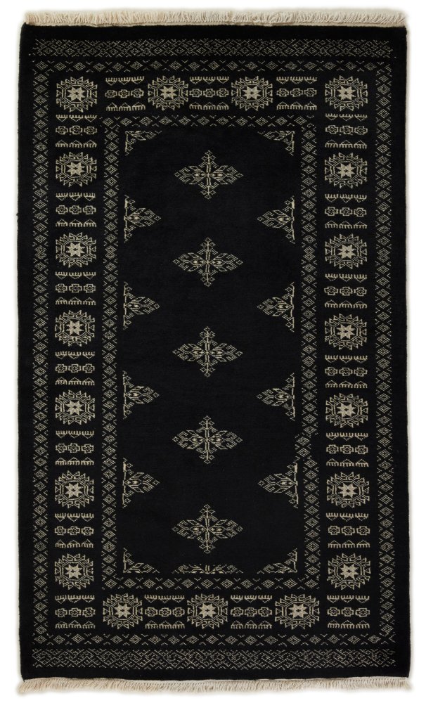 Pakistanischer Teppich Pakistan Buchara 2ply 162x96 162x96, Perserteppich Handgeknüpft