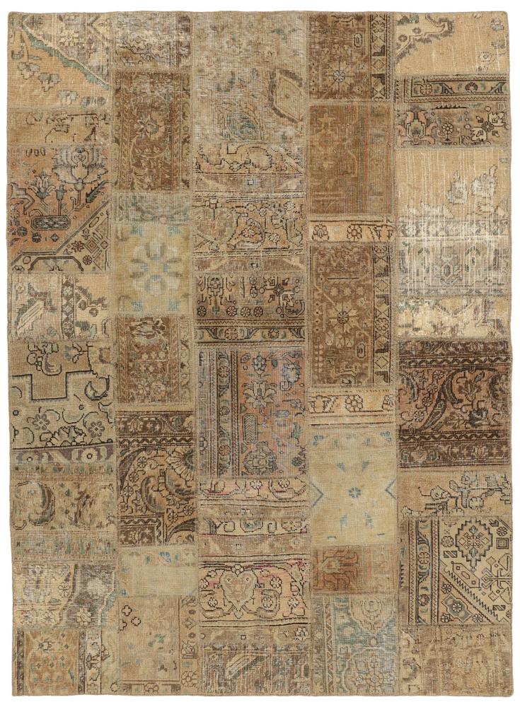 Persisk matta Patchwork 246x174 246x174, Persisk matta Knuten för hand