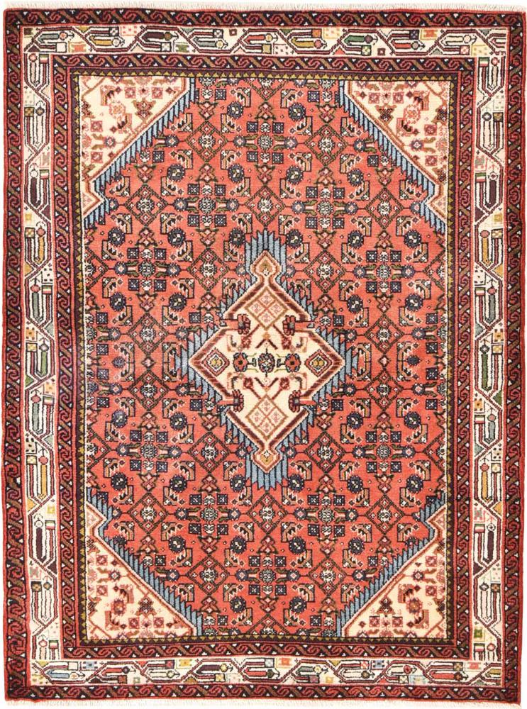 Persian Rug Tuyserkan 5'5"x3'5" 5'5"x3'5", Persian Rug Knotted by hand