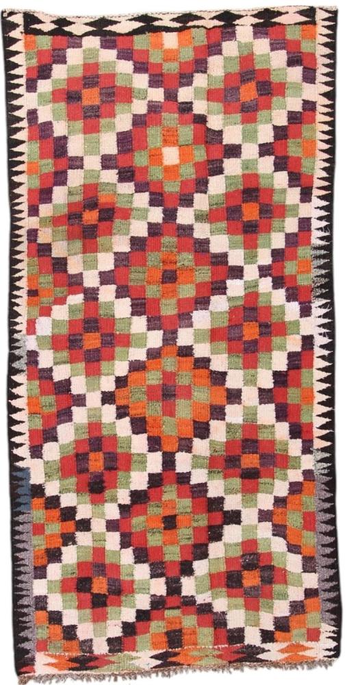 Perzisch tapijt Kilim Fars Antiek 261x127 261x127, Perzisch tapijt Handgeweven