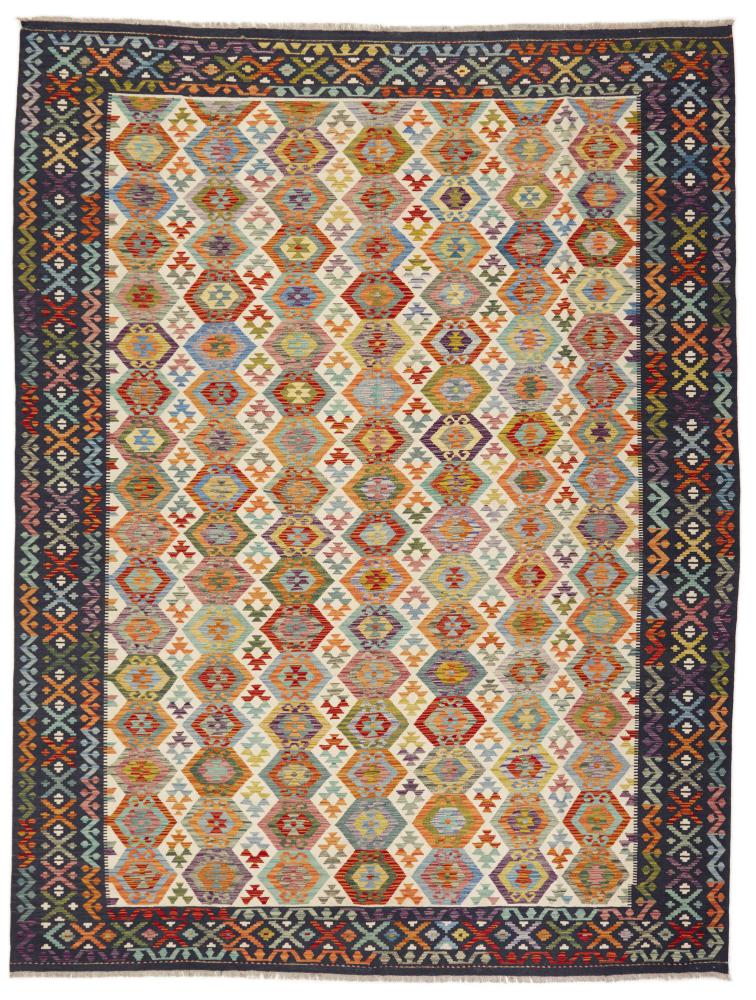 Tapete afegão Kilim Afegão 392x299 392x299, Tapete persa Tecido à mão