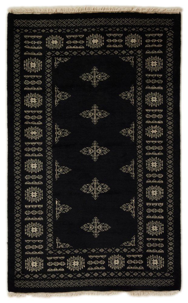 Pakistanischer Teppich Pakistan Buchara 2ply 158x97 158x97, Perserteppich Handgeknüpft